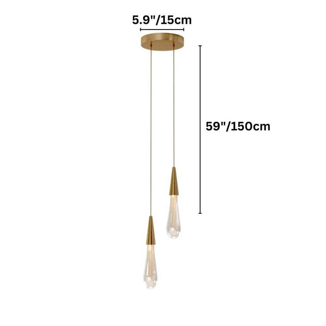 Lampe suspendue goutte