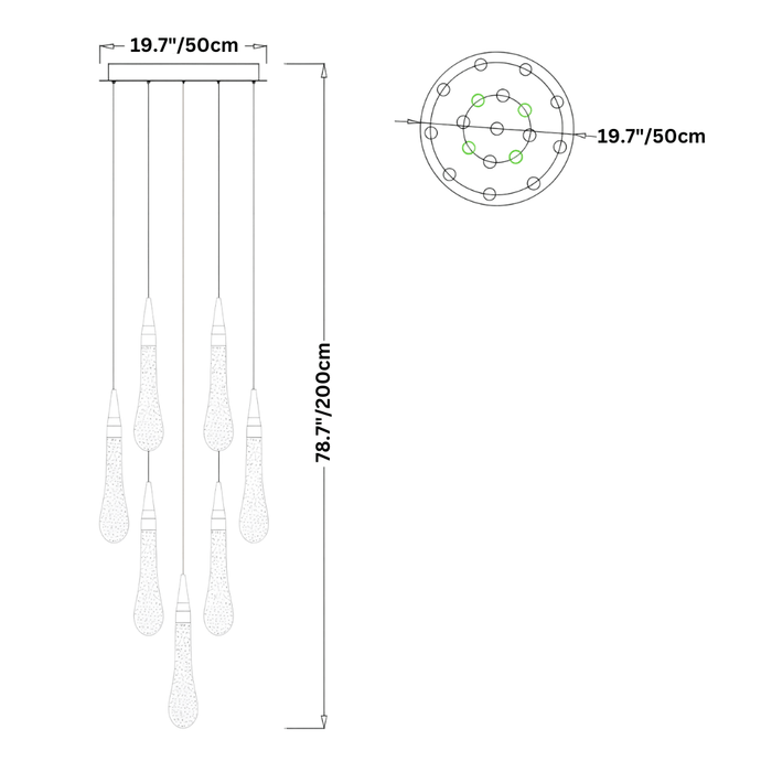 Drop Round Chandelier - Residence Supply