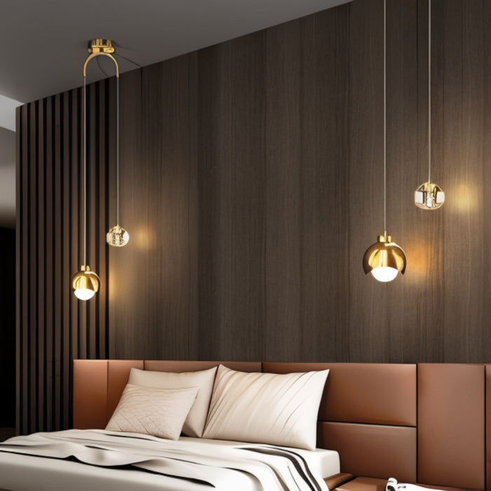 Dual Pendant Light - Modern Lighting for Bedroom