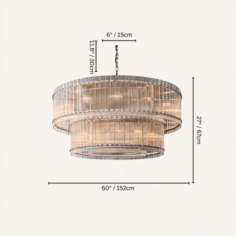 Eikon 2-Tier Chandelier