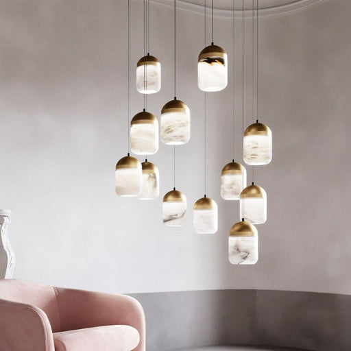 Eirene Alabaster Pendant Light - Living Room Lighting
