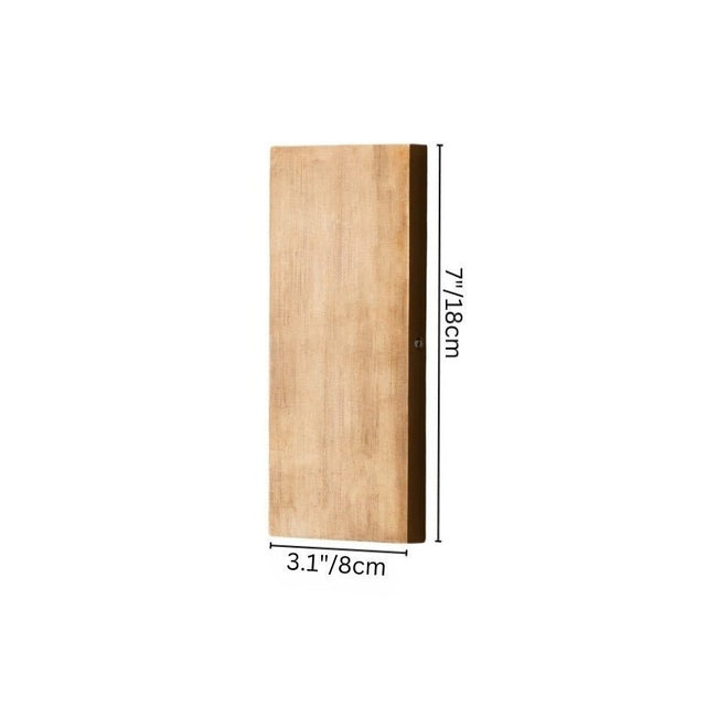 "wall lamp dimensions, brass vertical design, 7-inch height and 3.1-inch width"