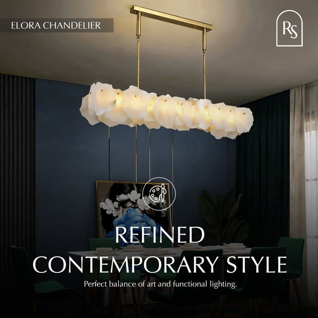 Elora Alabaster Chandelier - Residence Supply