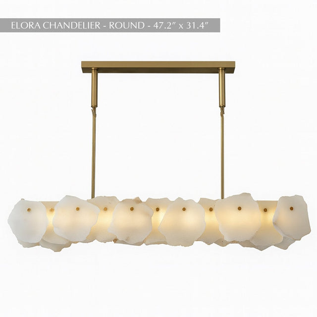 Elora Alabaster Chandelier - Residence Supply