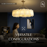 Elora Alabaster Chandelier - Residence Supply