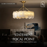 Elora Alabaster Chandelier - Residence Supply