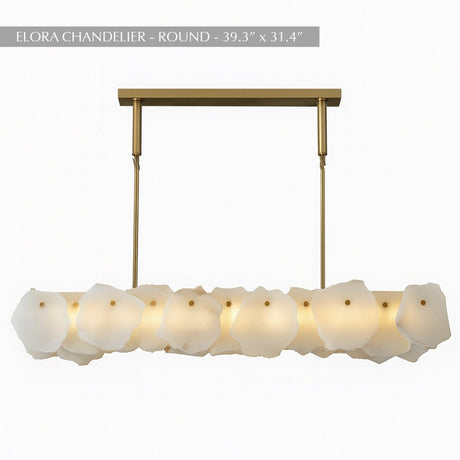 Elora Alabaster Chandelier - Residence Supply