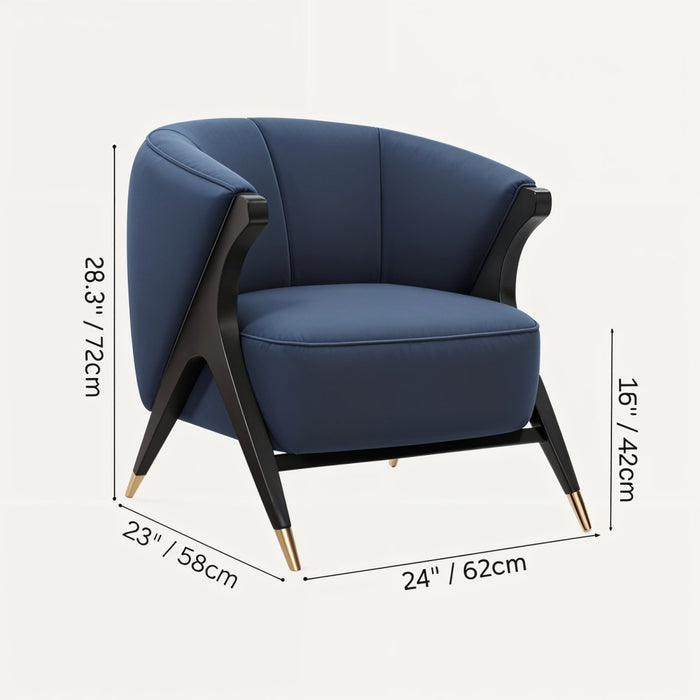 Elpis Accent Chair Size