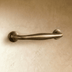 Classic mushroom knob with round domed top and pedestal base, polished chrome finish on white background.