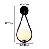 Lámpara de pared abrazo