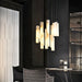 Entokei Alabaster Chandelier - Modern Lighting for Dining Table