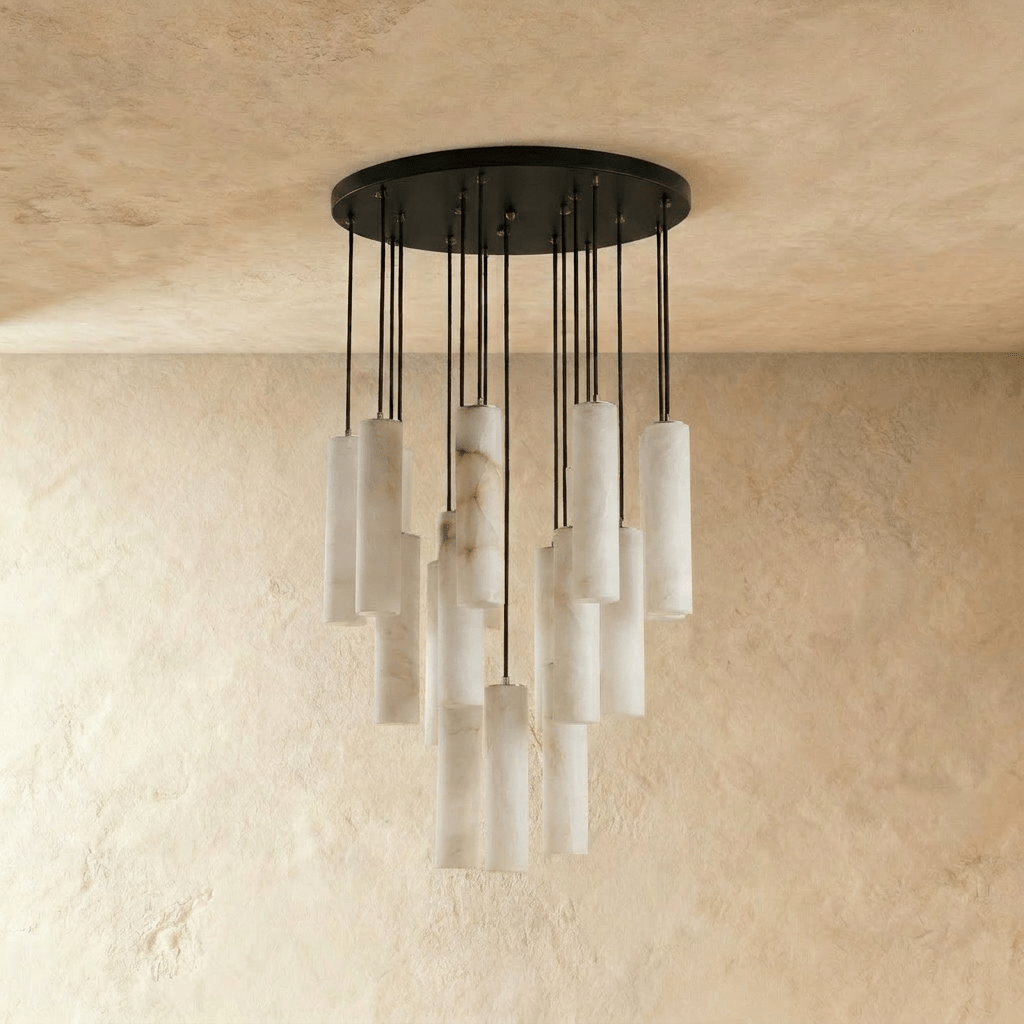 Entokei Alabaster Chandelier Light - Residence Supply