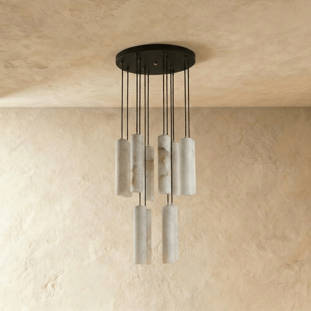 Entokei Alabaster Chandelier Light - Residence Supply