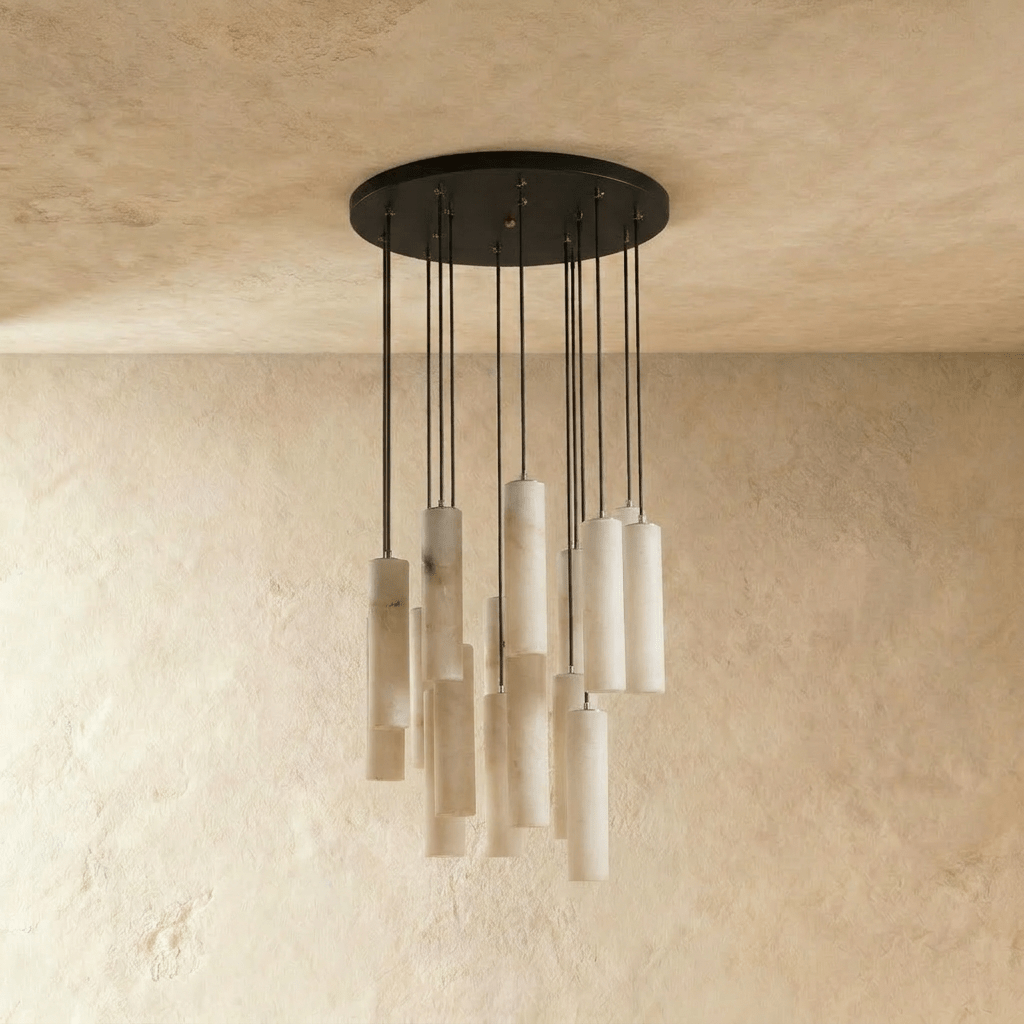 Entokei Alabaster Chandelier Light - Residence Supply