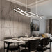 Eraj Chandelier - Contemporary Lighting Fixture above the Dining Table