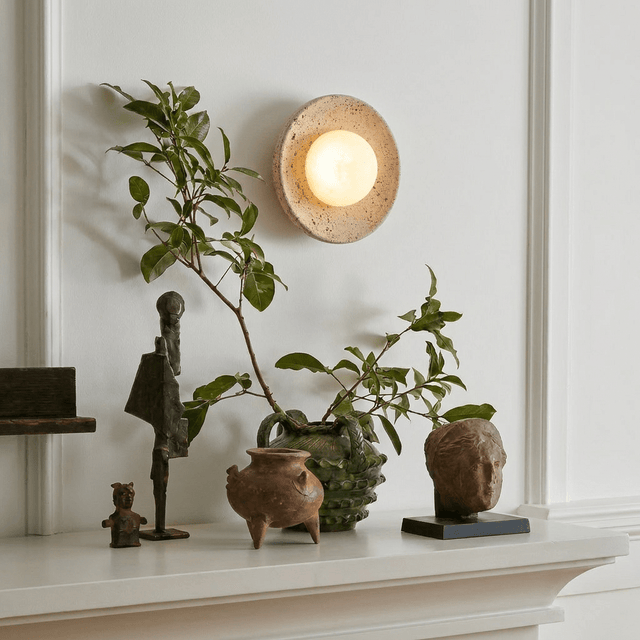 Eretoq Travertine Lamp - Residence Supply