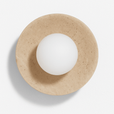 Eretoq Travertine Wall Lamp - Residence Supply