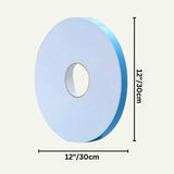 Double-sided adhesive tape roll measuring 12 inches, used for mounting Erial PVC Wall Panels in DIY wall projects.