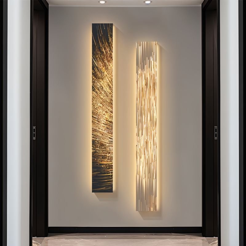 Etched Steel Illuminated Art