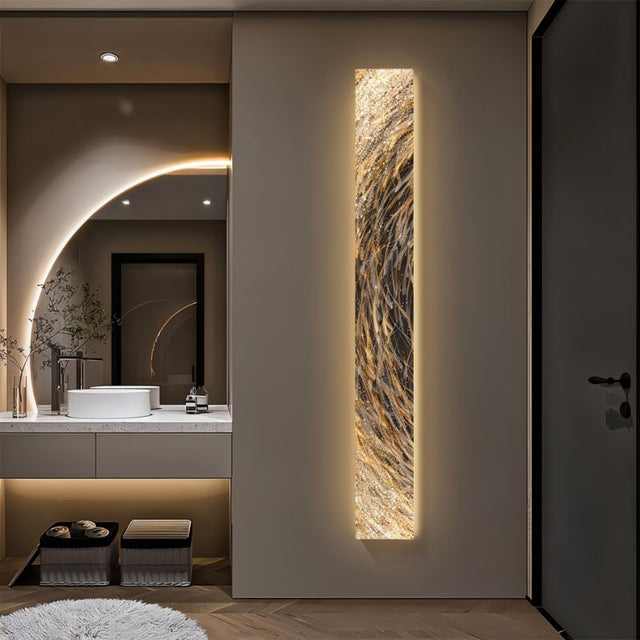 Etched Steel Illuminated Art