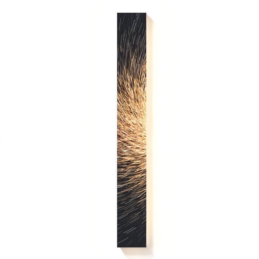 Etched Steel Illuminated Art