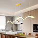 Eurusis Linear Chandelier - Contemporary Lighting for Kitchen Island and Dining Table Lighting