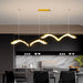 Eurusis Linear Chandelier - Modern Lighting for Kitchen Island