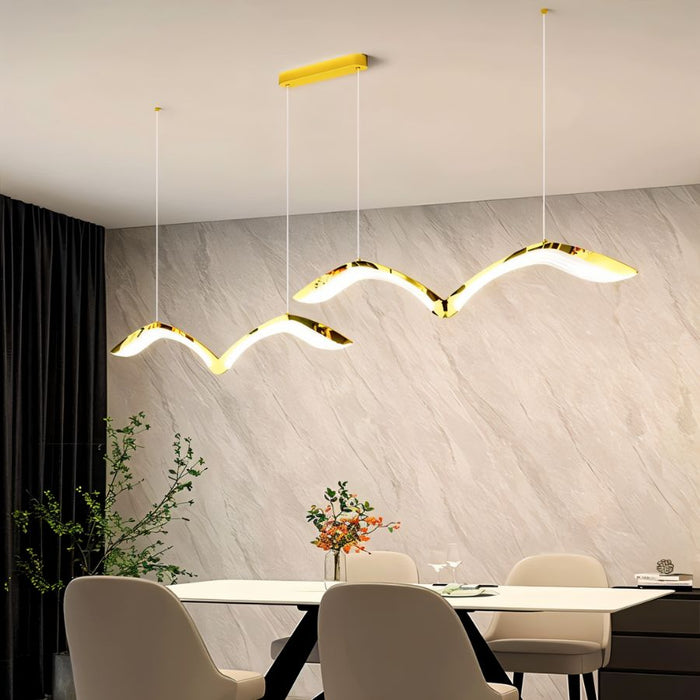 Eurusis Linear Chandelier - Dining Room Light Fixture