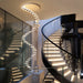 Everly Chandelier - Contemporary Lighting Fixture for Staircase Lighting