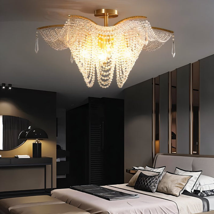 Fakhir Crystal Chandelier - Bedroom Lighting