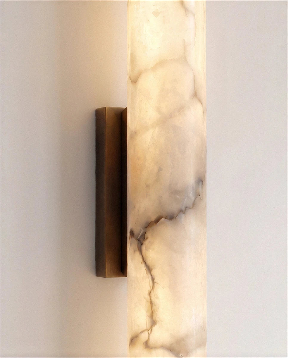 Falynis Alabaster Wall Lamp - Residence Supply