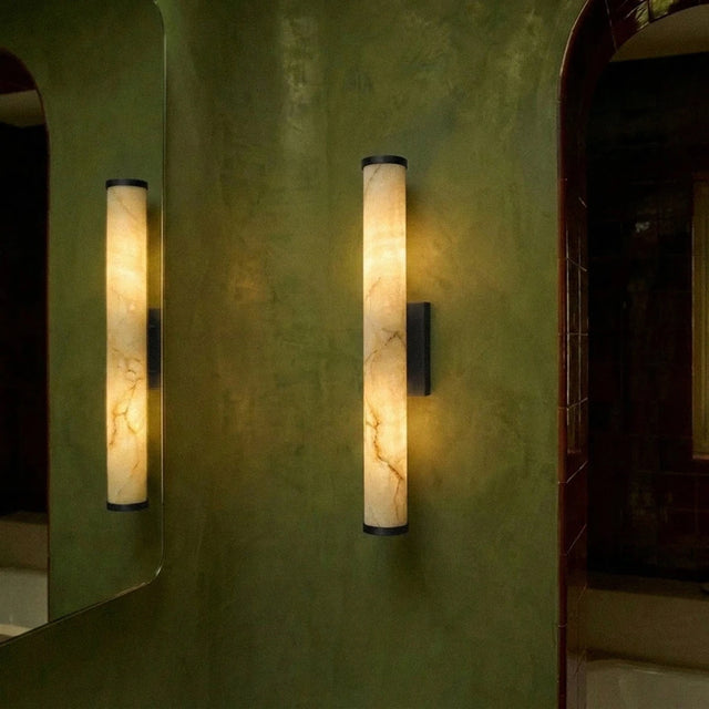 Falynis Alabaster Wall Lamp - Residence Supply