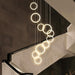 Fener Ring Chandelier - Modern Lighting Fixture for Stair Lighting