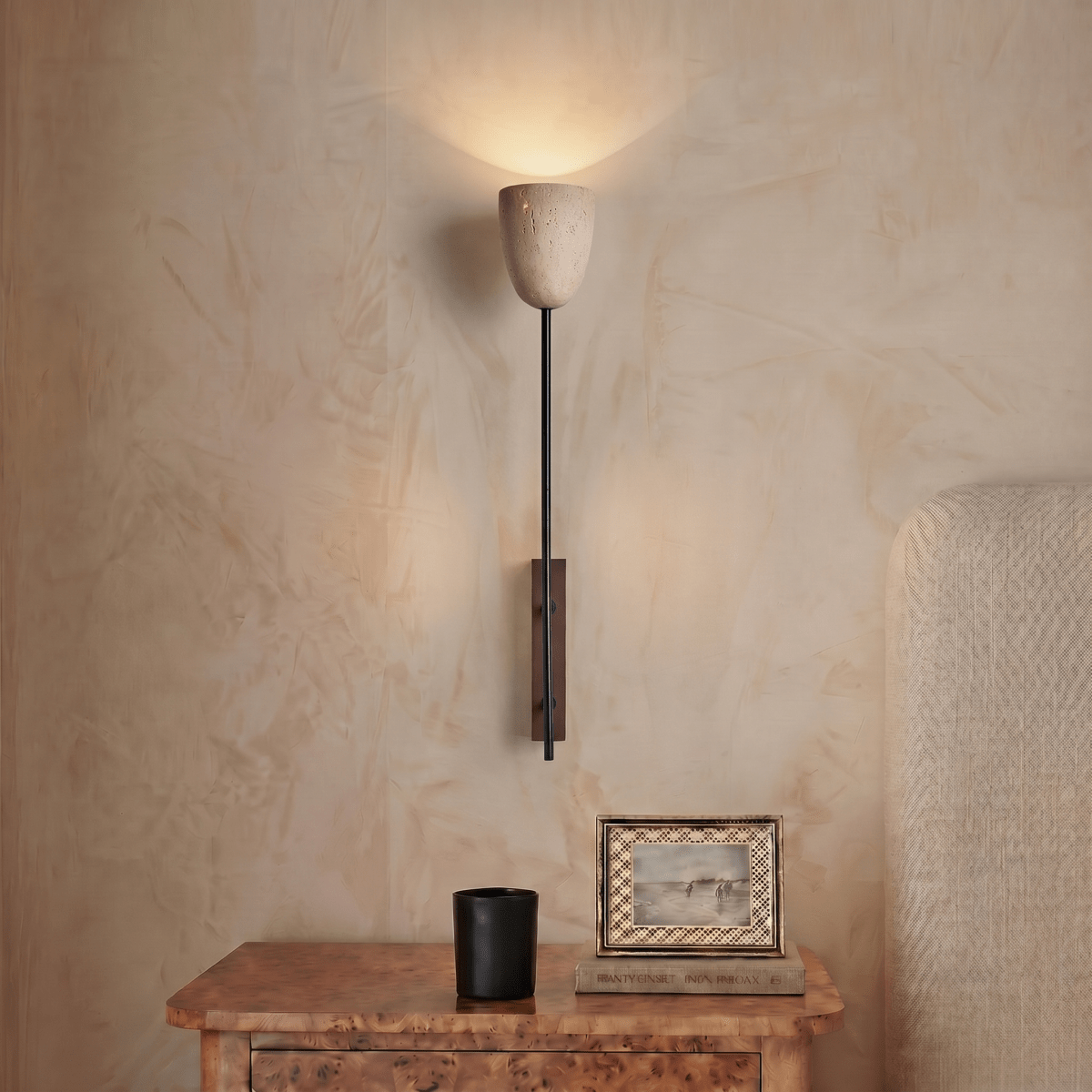 Flanso Travertine Wall Lamp - Residence Supply