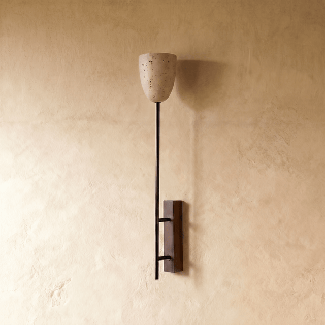 Flanso Travertine Wall Lamp - Residence Supply