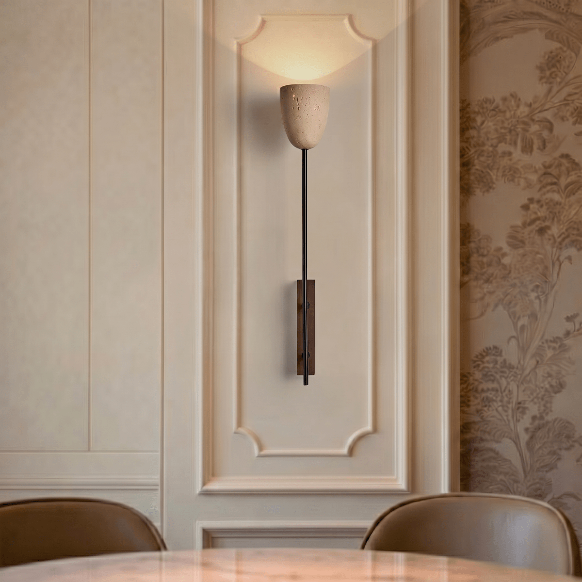 Flanso Travertine Wall Lamp - Residence Supply