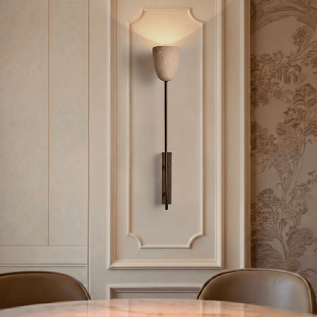 Flanso Travertine Wall Lamp - Residence Supply