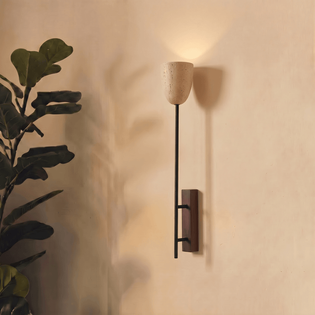 Flanso Travertine Wall Lamp - Residence Supply