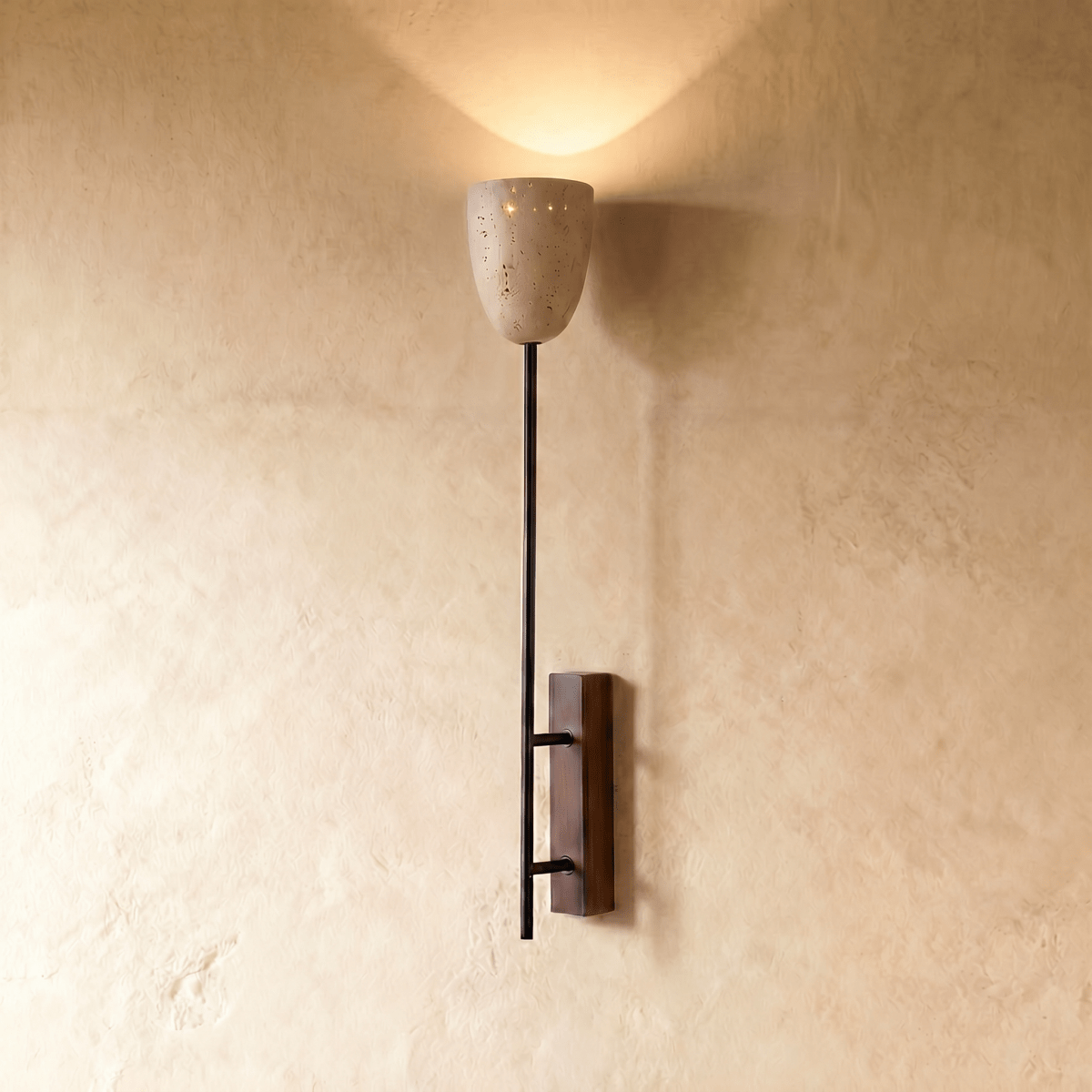 Flanso Travertine Wall Lamp - Residence Supply