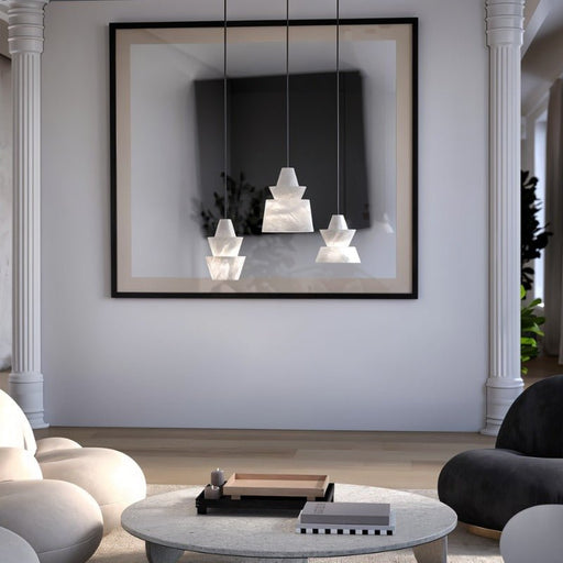 Flexus Alabaster Pendant Light - Living Room Lighting