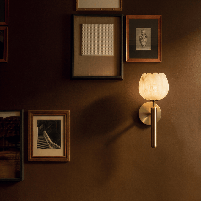 Flora Alabaster Wall Lamp - Residence Supply