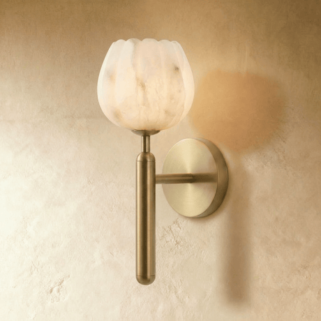 Flora Alabaster Wall Lamp - Residence Supply