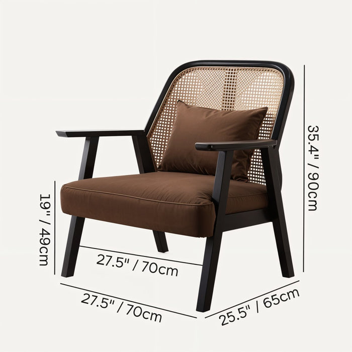 Fulcire Accent Chair Size