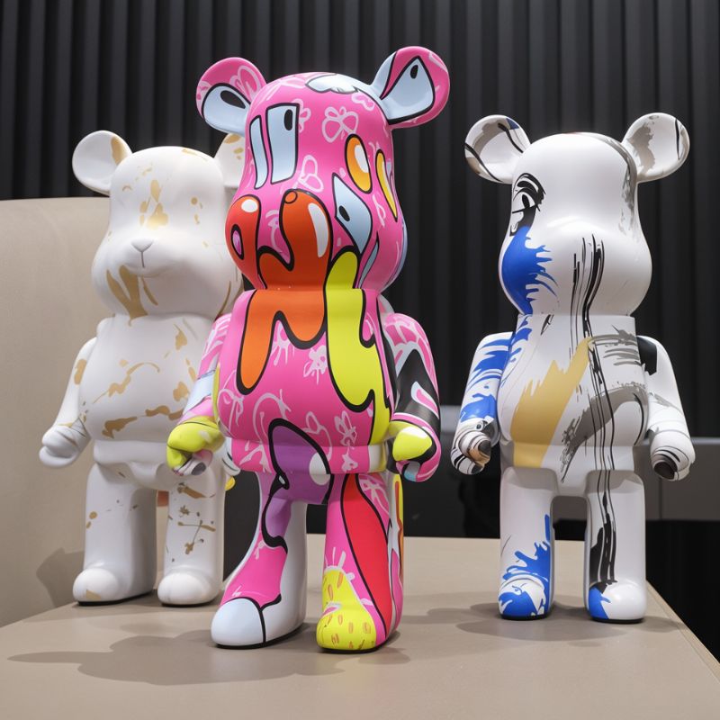 Funky Bear Figurine