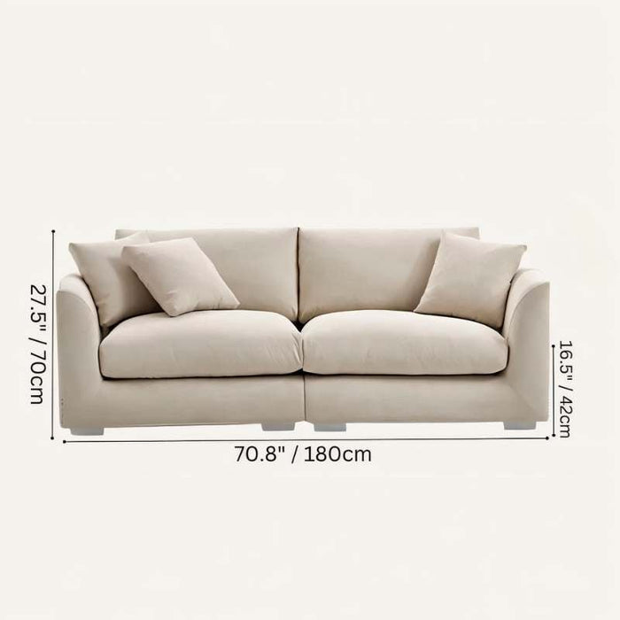 Futon Pillow Sofa Size