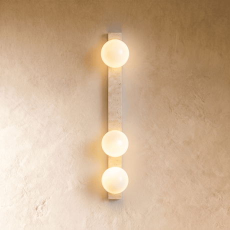 Fyris Travertine Wall Lamp - Residence Supply
