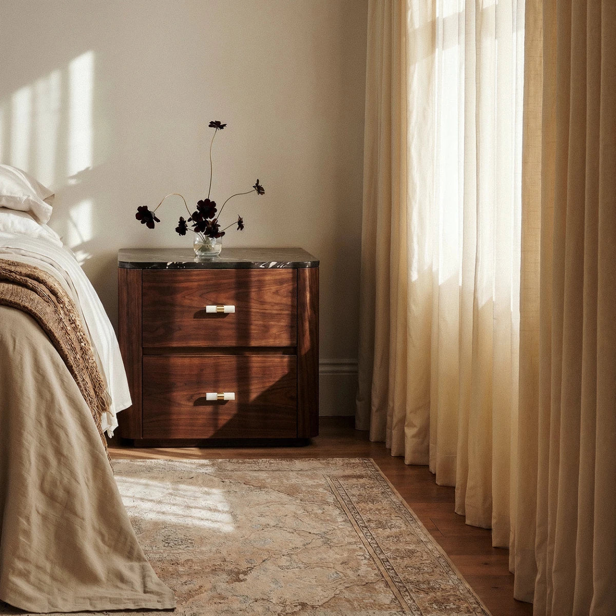 Galil Marble Knob & Pull Bar - Residence Supply