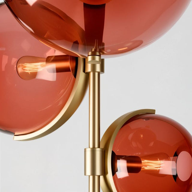 Lampe à suspension grenat