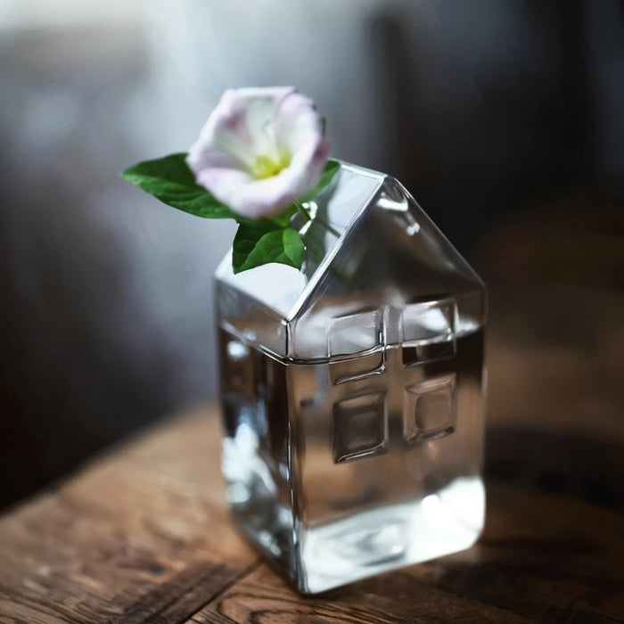 Glass House Flower Vase - Residence Supply