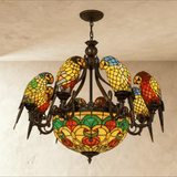 Glass Parrot Chandelier - Residence Supply